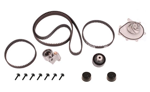 OE Timing Belt Kit inc water pump - Rover KV6 engines - ZUA001551XP - Genuine MG Rover